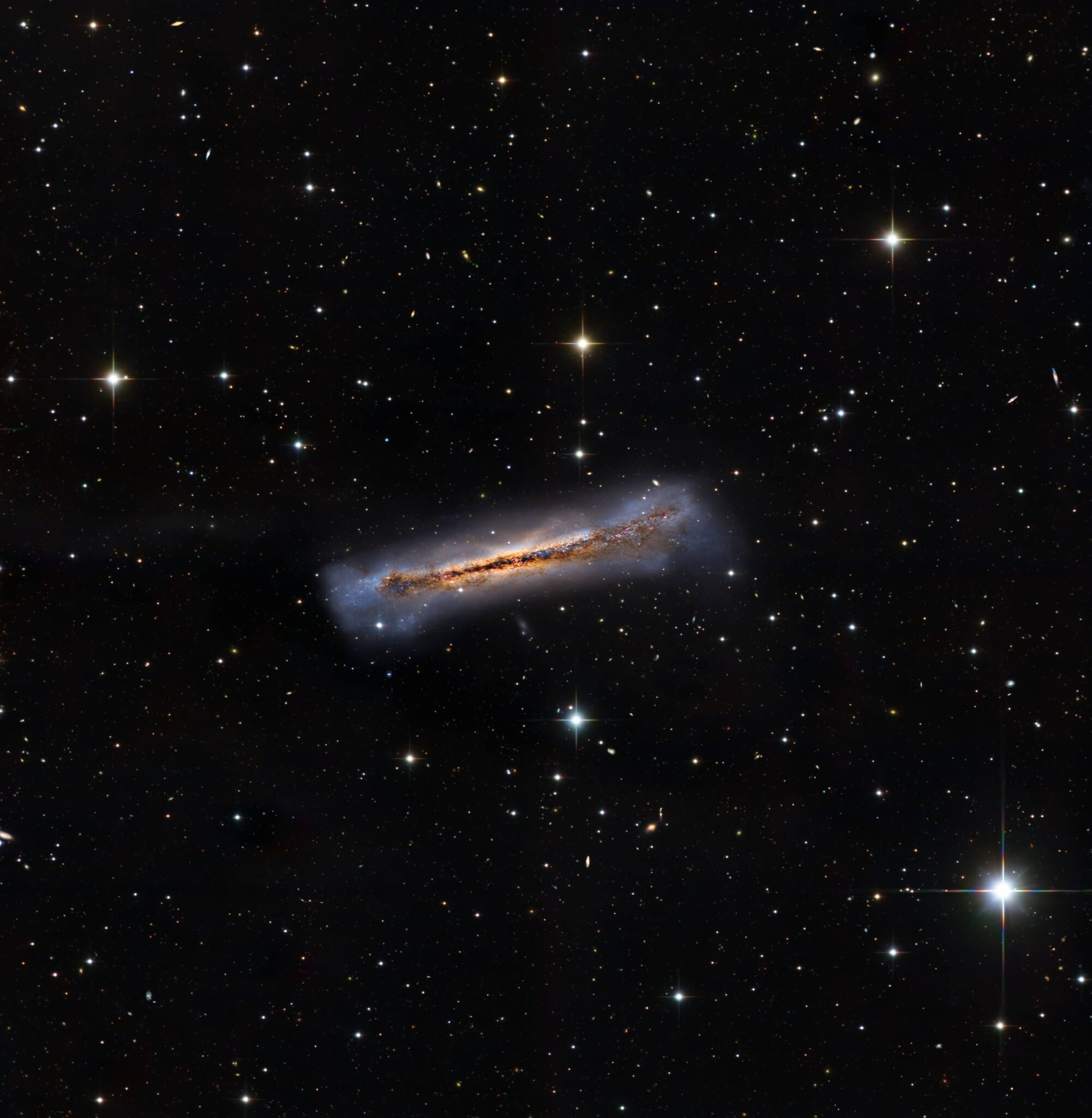 NGC 3628 Hamburger Galaxy Sky & Telescope Sky & Telescope