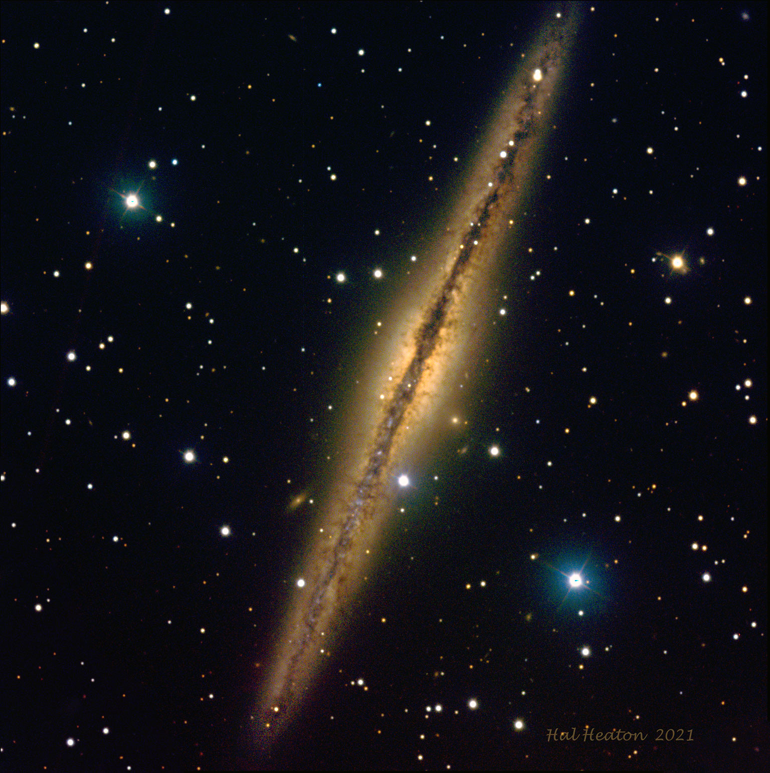 The Bright Edge-on Spiral Galaxy NGC 891 - Sky & Telescope - Sky ...