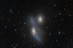NGC 4435 and NGC 4438 - The Eyes  