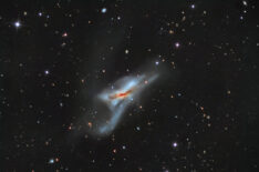 Colliding Galaxies (NGC520)  