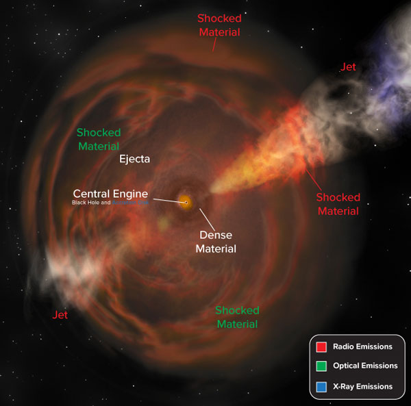 A "new beast" of a supernova