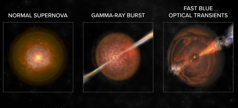 Supernovae, FBOTs, GRBs