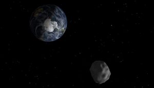 illo of a near-Earth asteroid