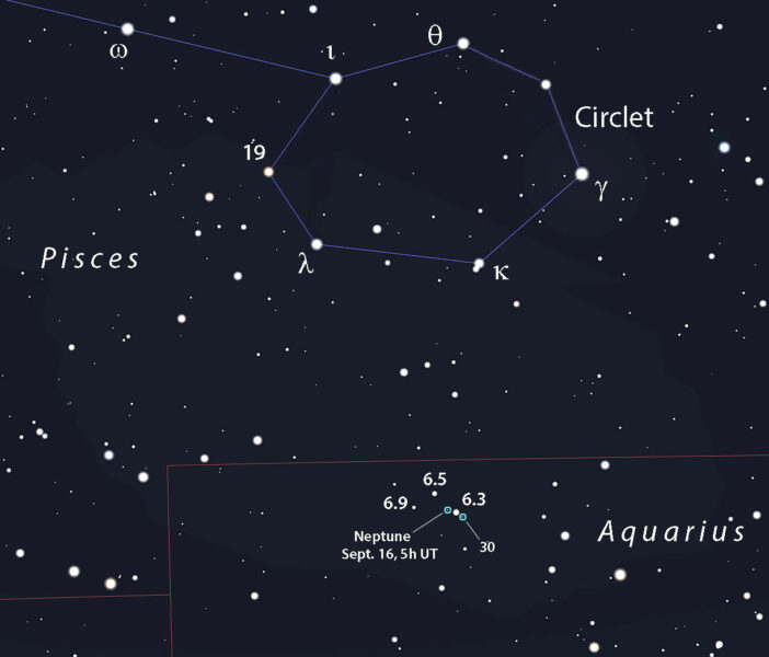 Neptune September map