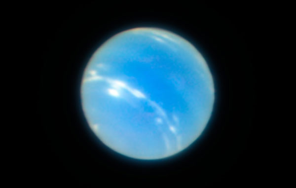 Sharpest ground-based image of Neptune