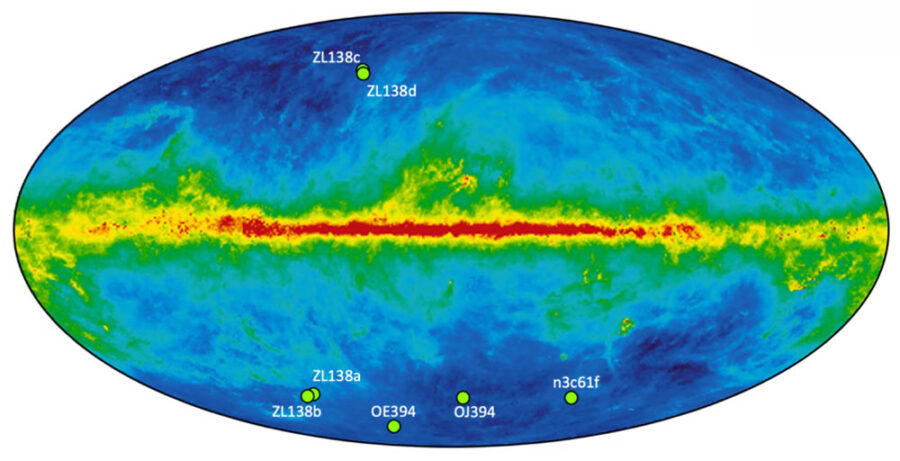 New Horizons imaging regions