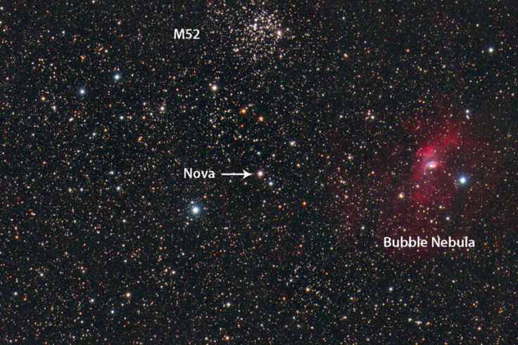 Deep image of V1405 Cas nova