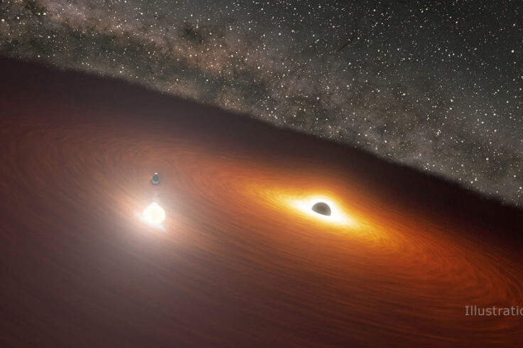 OJ 287 (artist's concept)
