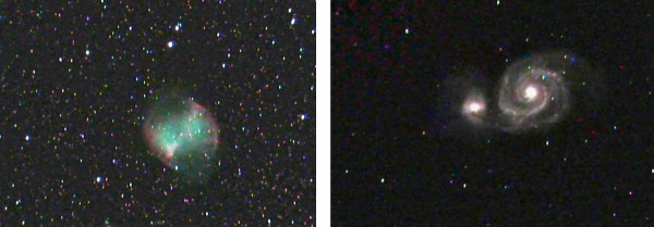M27 (left) and M51 (right)
