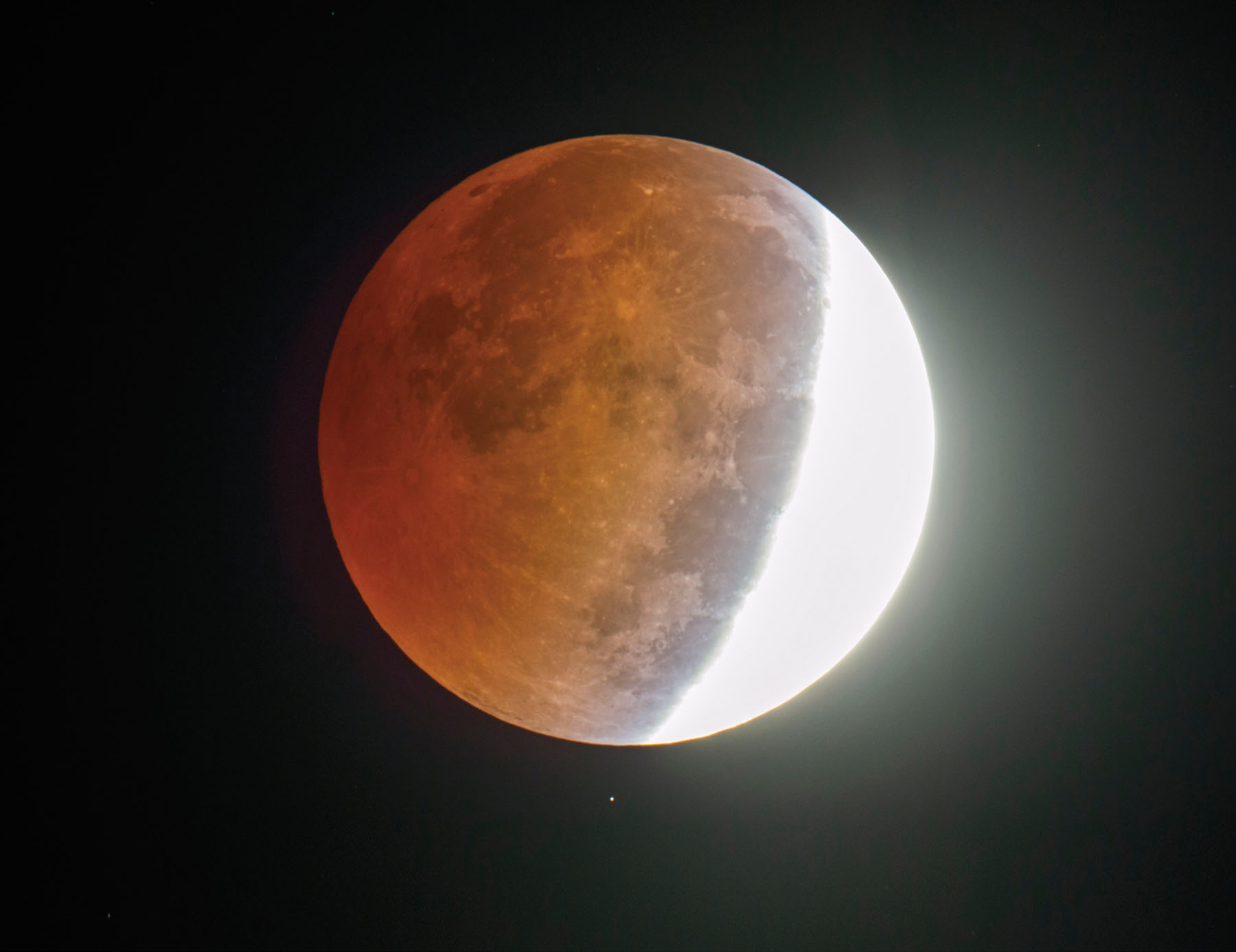 lunar eclipse from earth