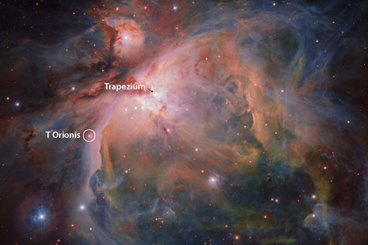 Orion Nebula with T Ori
