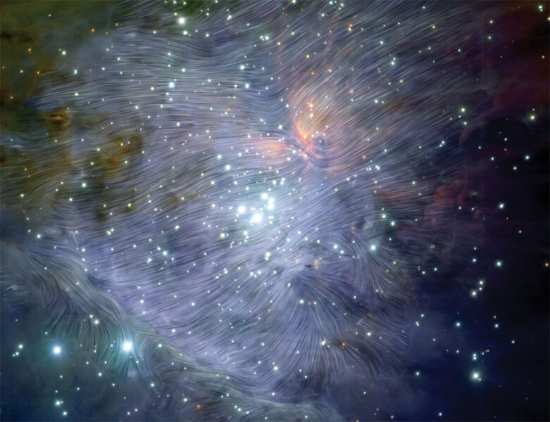 Magnetic fields in the Orion Nebula