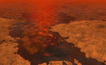 ice on Titan
