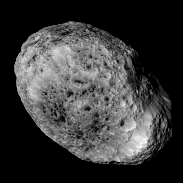 Hyperion, a moon of Saturn