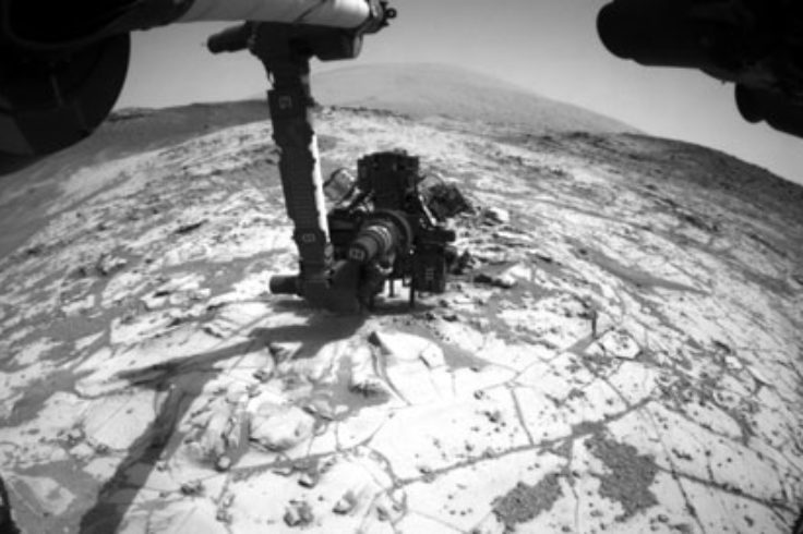 Mojave drill site on Mars