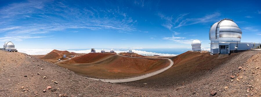 Mauna Kea Observatories panorama