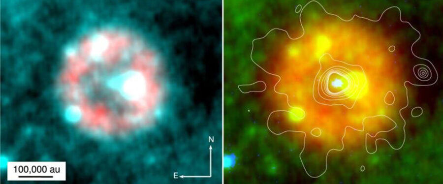 Parker's Star and supernova remnant