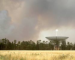 Bush fires near Parkes