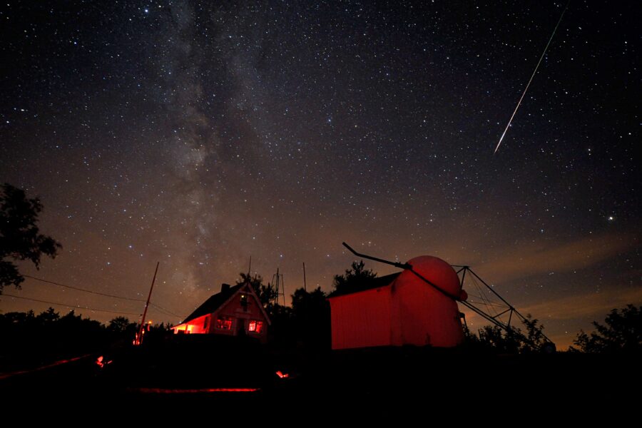 Perseid over Stellafane