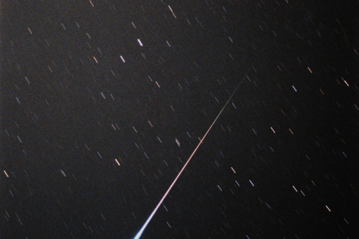 Perseid fireball