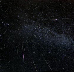 51 meteors in a composite image
