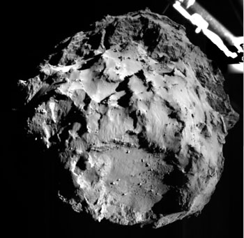 Philae spies Comet 67P/Churyumov-Gerasimenko