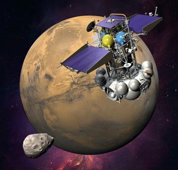 Phobos-Grunt at Mars