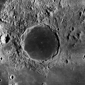 The crater Plato