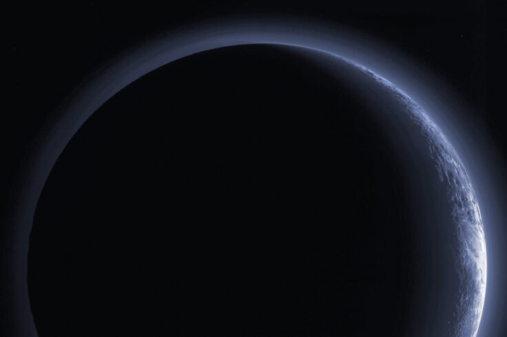 Looking back at Pluto