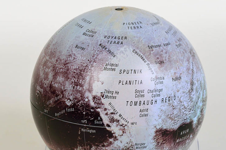 Sky & Telescope's Pluto globe