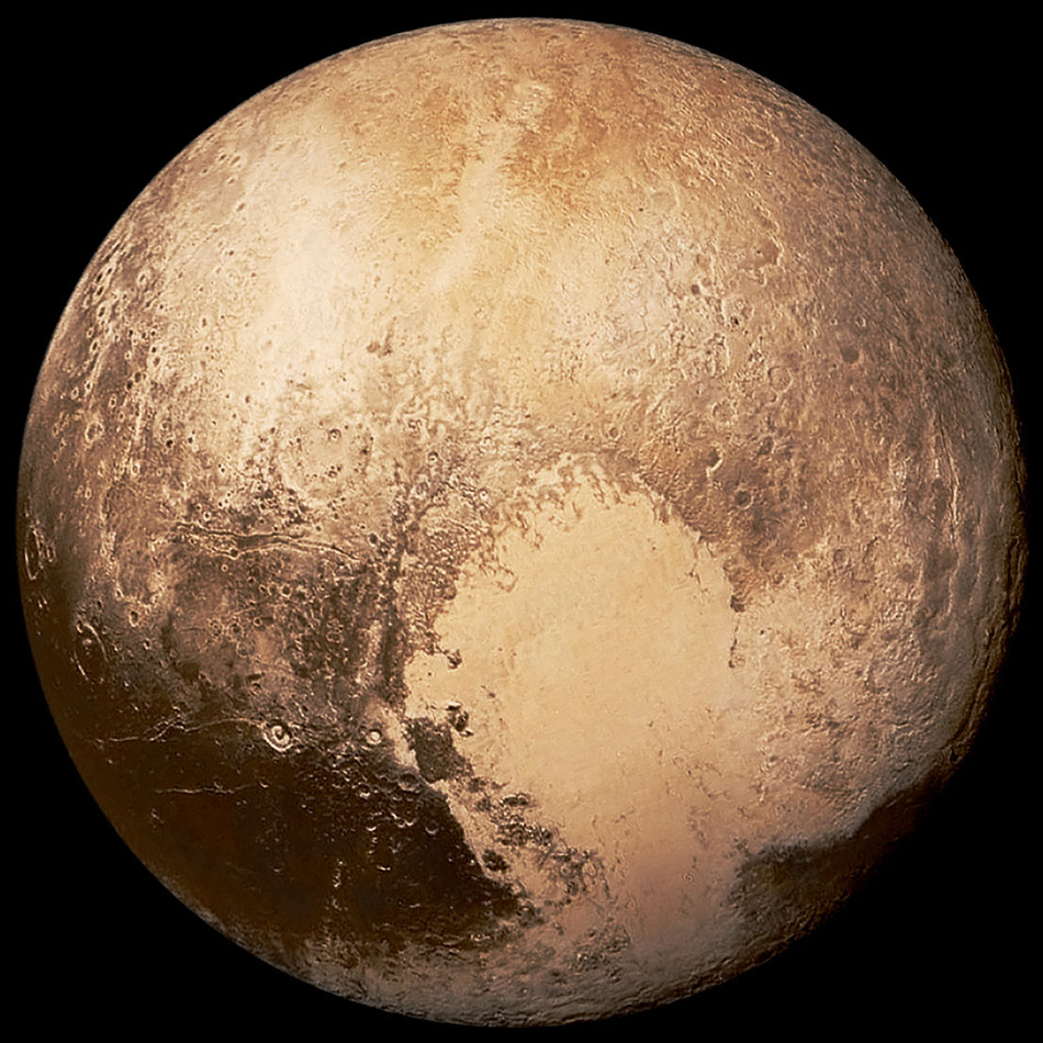 Pluto and its "heart"