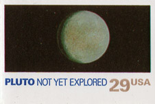 1991 Pluto stamp
