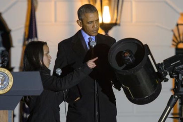 President Obama and Sofia Alvarez-Bareiro