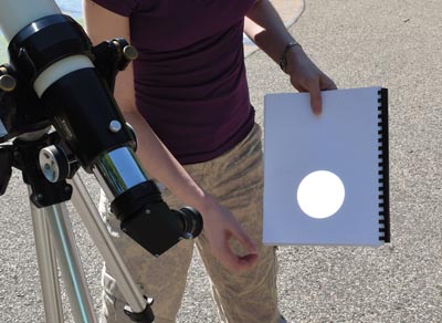 Projection method for solar viewing