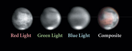Mars through RGB filters