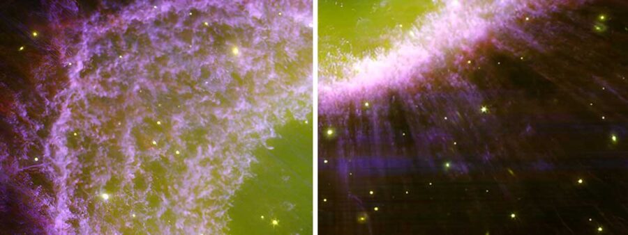 Ring Nebula close-ups