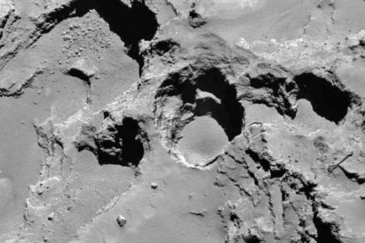 sinkhole on Comet 67P