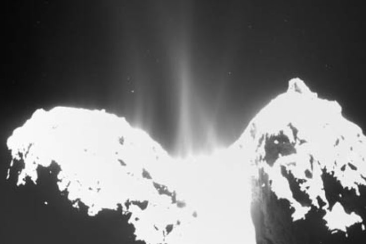 Jets from Comet 67P seen by Rosetta