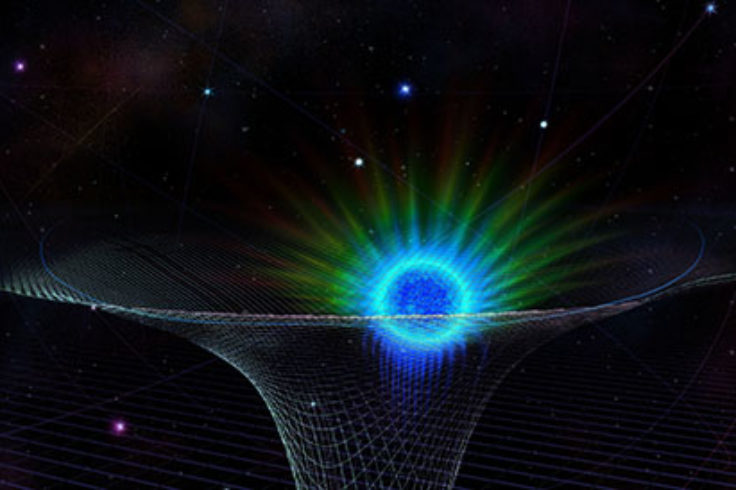 star in gravitational well
