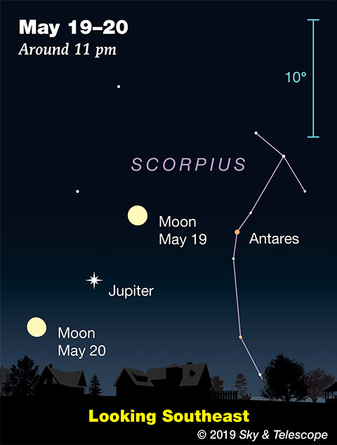 This Week’s Sky at a Glance, May 17 – 25 - Sky & Telescope - Sky ...