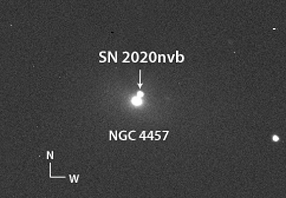 Bright NGC 4457 supernova