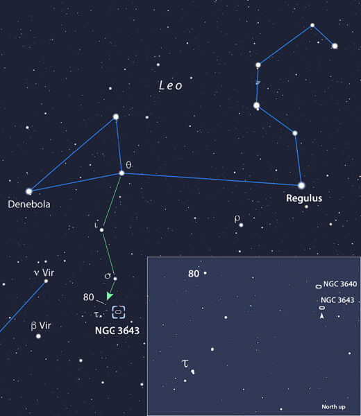 Location of NGC 3643