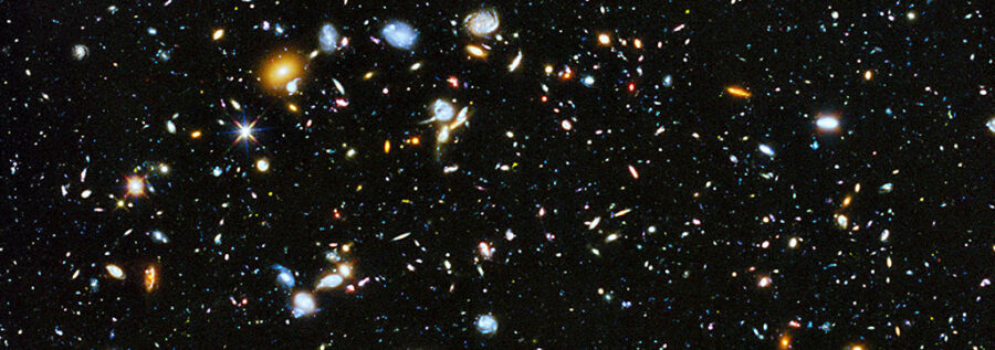 Section of the Hubble Ultra Deep Field