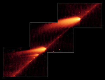 Infrared view of 73P/Schwassman-Wachmann-3