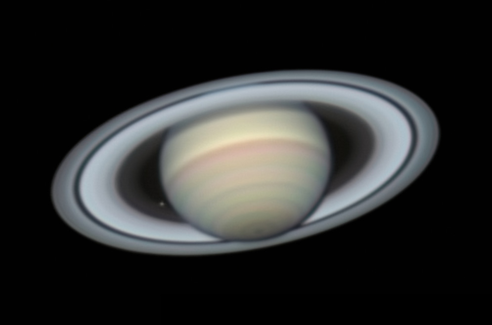 Saturn occulting the star HD168233 on July 12, 2018