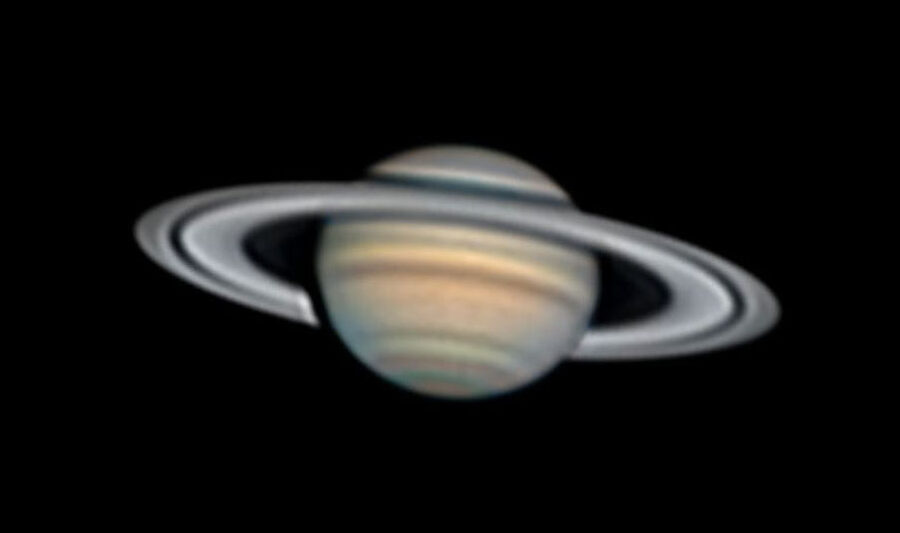 Saturne 13 mars 2022