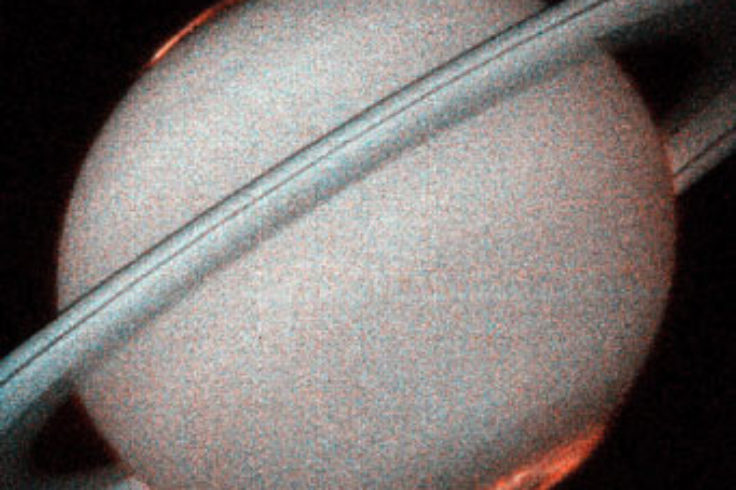 Saturn aurorae by Hubble