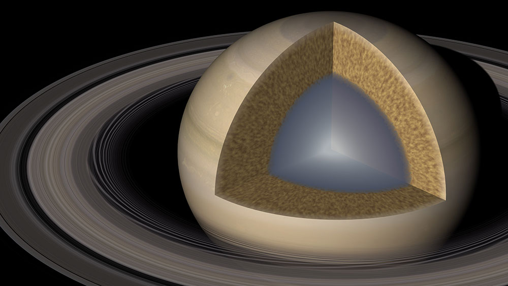 New model of Saturn's interior