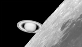 Occultation of Saturn