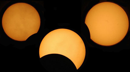 Partial eclipse phases